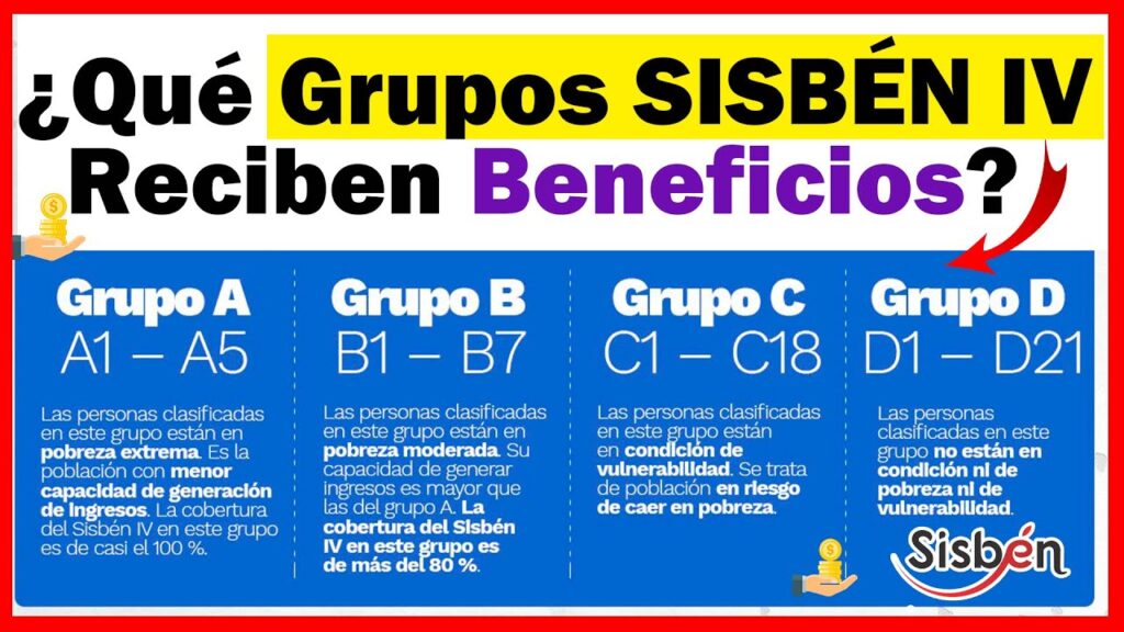 que grupo del sisben sirve para adulto mayor